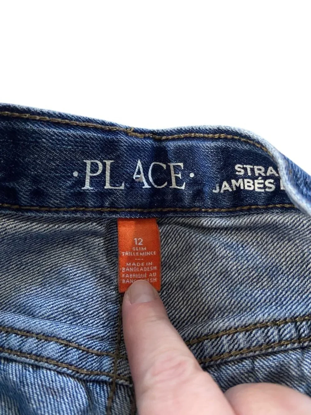 The Children’s Place Boys Jeans Bundle of 2 Blue Size 10/12 Play School Casual